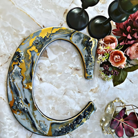 Tropical Paradise Geode Resin Letters thumbnail