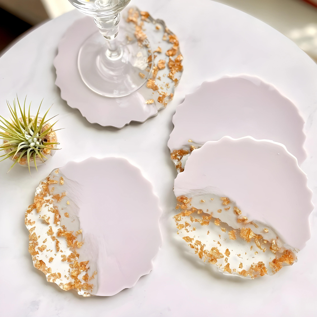 Epoxy Geode Resin Coasters