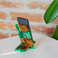 Applewood Epoxy Phone Stand thumbnail
