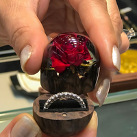 Timeless Rose Resin Ring Box thumbnail