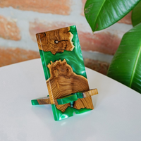 Applewood Epoxy Phone Stand thumbnail