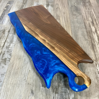 Custom Blue Epoxy Cutting boards thumbnail