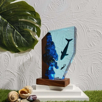 Whale shark resin lamp thumbnail