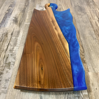 Custom Blue Epoxy Cutting boards thumbnail