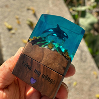 Dolphin Couple Epoxy Ring Box thumbnail