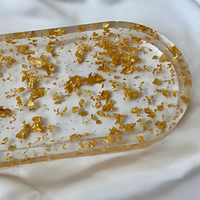 Translucent Gold foil Epoxy Jewelry Dish thumbnail
