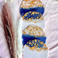 Epoxy Geode Resin Coasters thumbnail