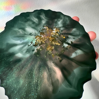 Multicolor Epoxy  Resin Coasters thumbnail