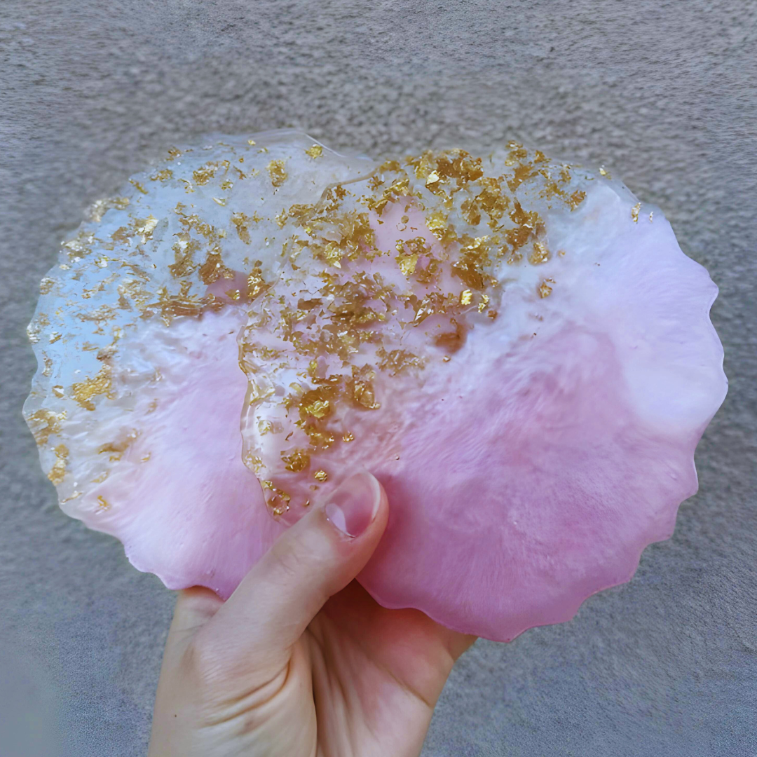 Multicolor Epoxy  Resin Coasters