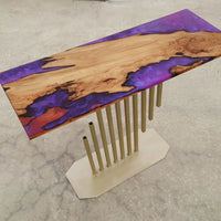 Epoxy Resin Console Table thumbnail