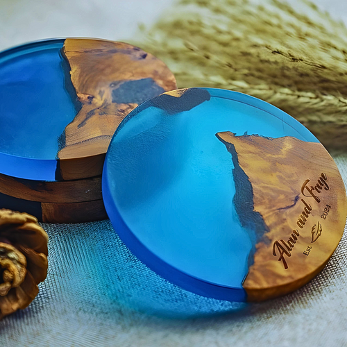 Custom Epoxy Coasters