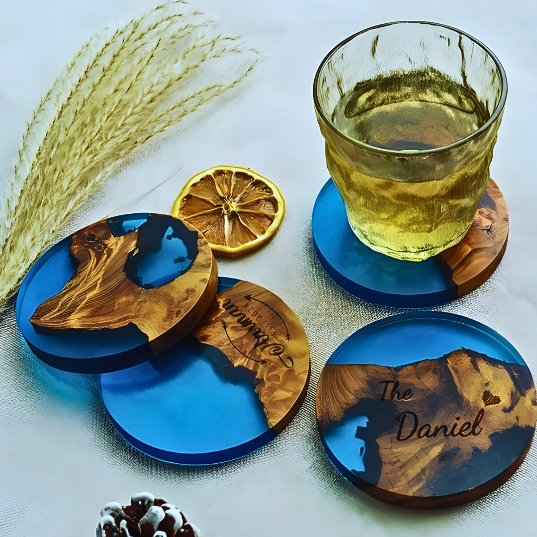 Custom Epoxy Coasters