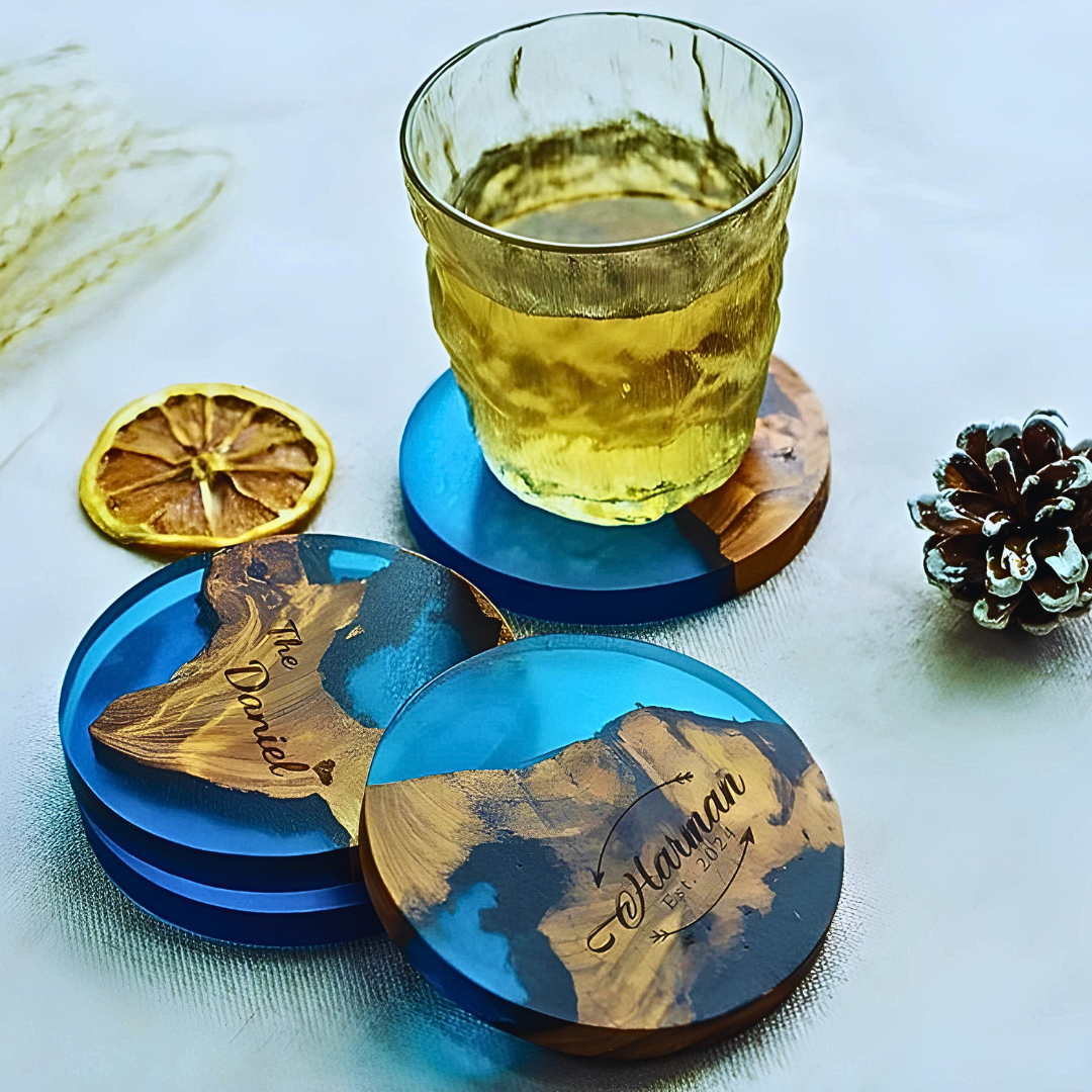 Custom Epoxy Coasters