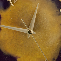 Small Epoxy Resin Clock thumbnail