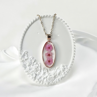 Forget Me Not Resin Flower Necklace thumbnail
