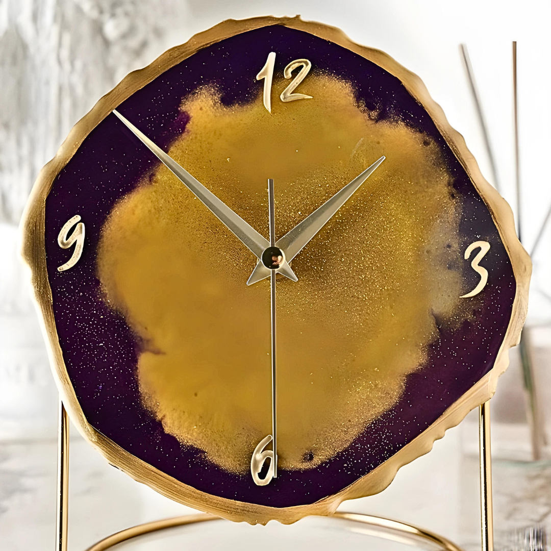 Small Epoxy Resin Clock