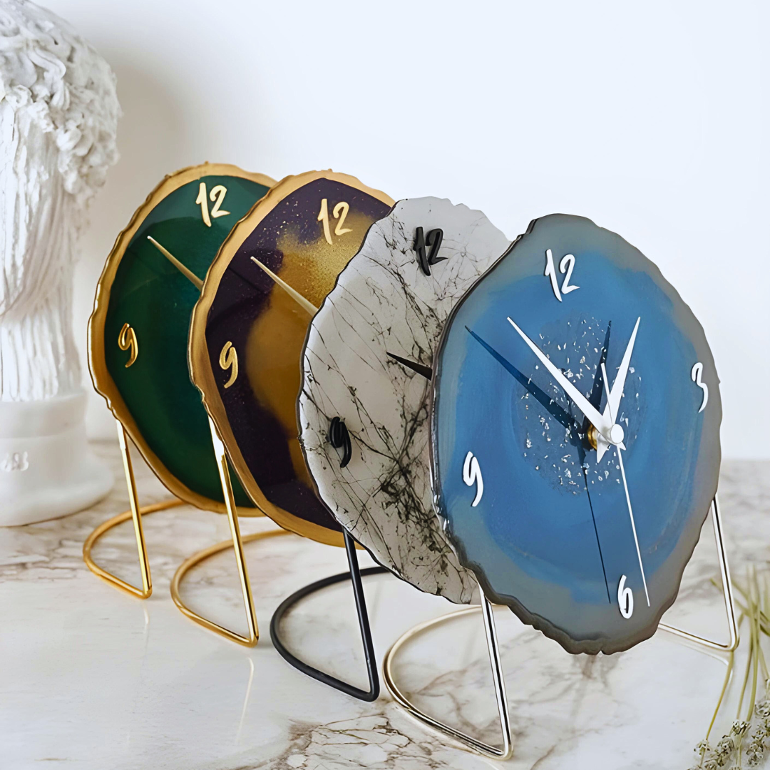 Small Epoxy Resin Clock