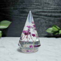 Small Flower Transparent Resin Ring Holder thumbnail