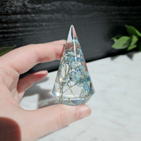 Small Flower Transparent Resin Ring Holder thumbnail