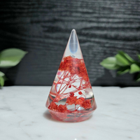 Small Flower Transparent Resin Ring Holder thumbnail
