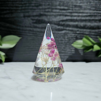 Small Flower Transparent Resin Ring Holder thumbnail