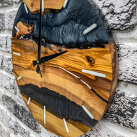 Matt Black Epoxy Clock thumbnail