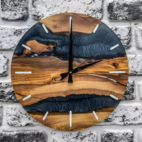 Matt Black Epoxy Clock thumbnail