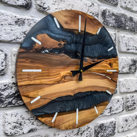 Matt Black Epoxy Clock thumbnail