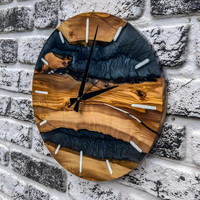 Matt Black Epoxy Clock thumbnail