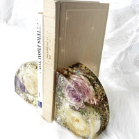 Wild Coast Flowers Epoxy Bookends thumbnail