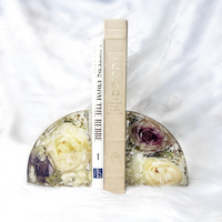 Wild Coast Flowers Epoxy Bookends thumbnail