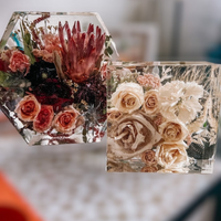 Bouquet Bliss Epoxy Bookends thumbnail