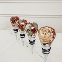 Floral Bottle Resin Stopper thumbnail