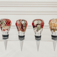 Floral Bottle Resin Stopper thumbnail