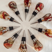 Floral Bottle Resin Stopper thumbnail
