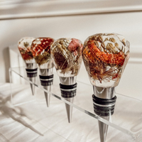 Floral Bottle Resin Stopper thumbnail