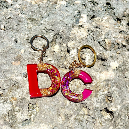 Custom Epoxy Key Rings