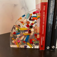 Pill-Preserved Epoxy bookends. thumbnail