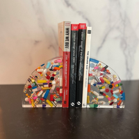 Pill-Preserved Epoxy bookends. thumbnail