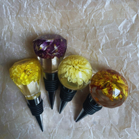 Rose Buds Epoxy Resin Stopper thumbnail