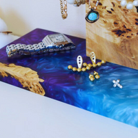 Jewelry Organizer Wood Epoxy Resin thumbnail