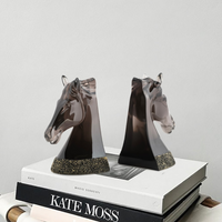 Epoxy Horse-shaped Bookend thumbnail
