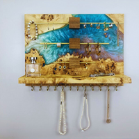 Blue Epoxy Resin Jewelry Organizer thumbnail