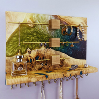 Blue Epoxy Resin Jewelry Organizer thumbnail