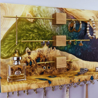 Blue Epoxy Resin Jewelry Organizer thumbnail