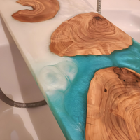 Live Edge Epoxy Bathtub Trays thumbnail