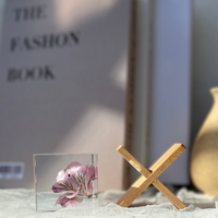 Memories in Bloom Epoxy Paperweight thumbnail