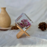 Memories in Bloom Epoxy Paperweight thumbnail