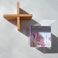 Memories in Bloom Epoxy Paperweight thumbnail