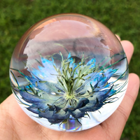 Nigella Flower Resin Paperweight thumbnail